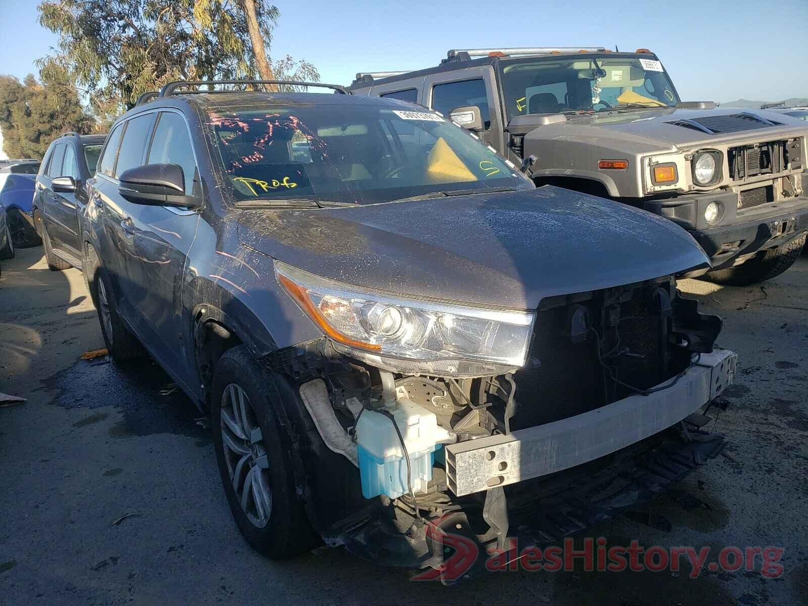 5TDBKRFH3GS294750 2016 TOYOTA HIGHLANDER