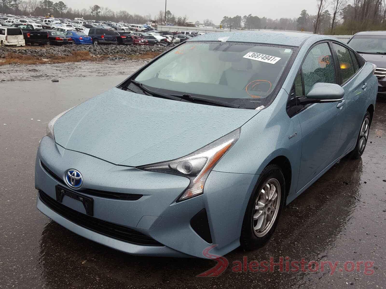 JTDKARFU9G3009969 2016 TOYOTA PRIUS