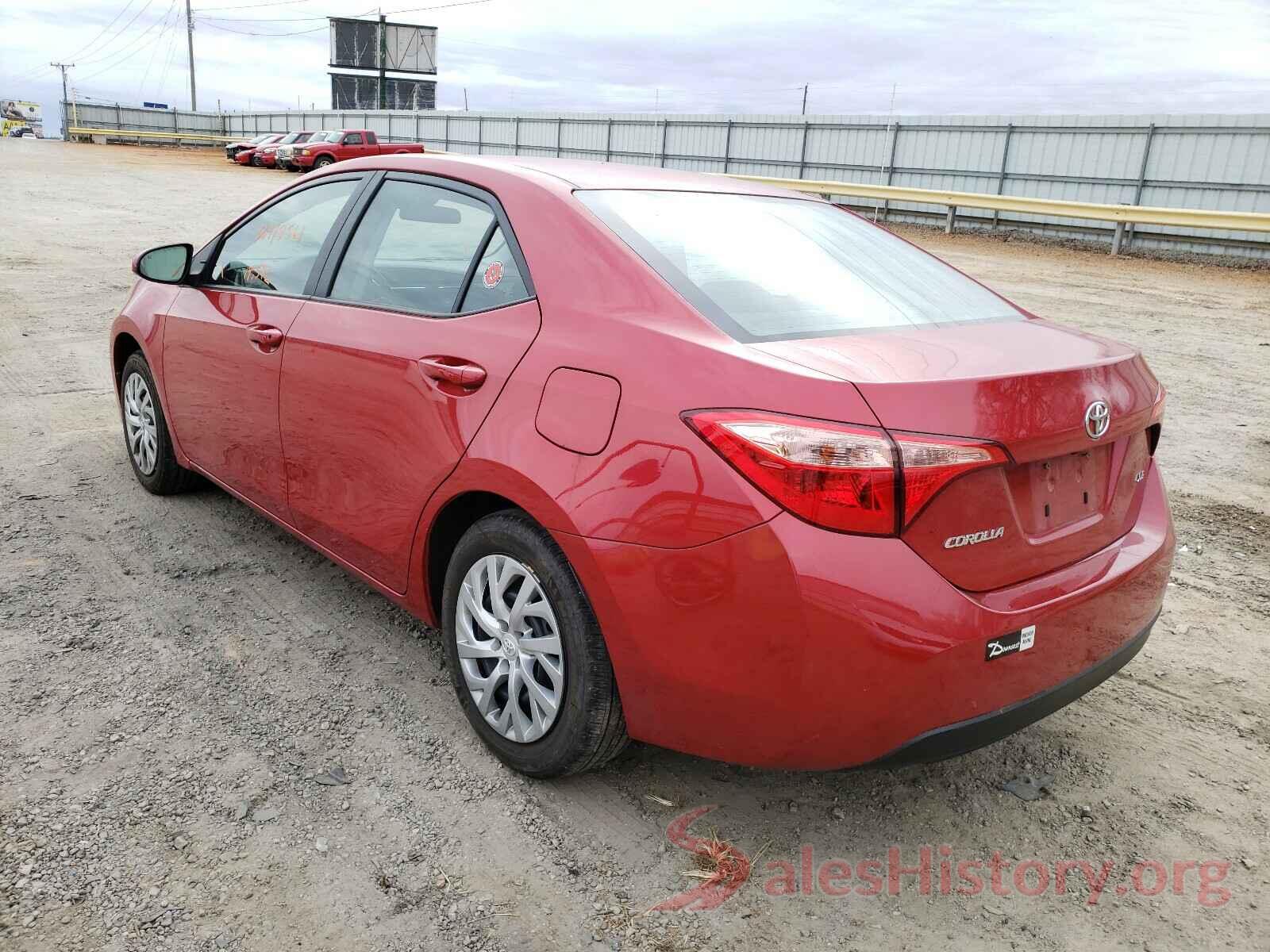 2T1BURHE1KC161208 2019 TOYOTA COROLLA