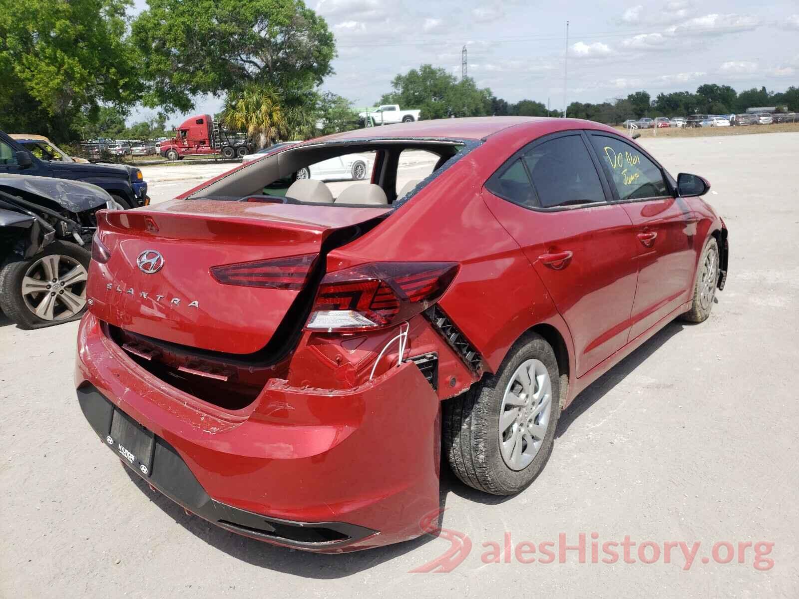 5NPD74LF0LH519318 2020 HYUNDAI ELANTRA