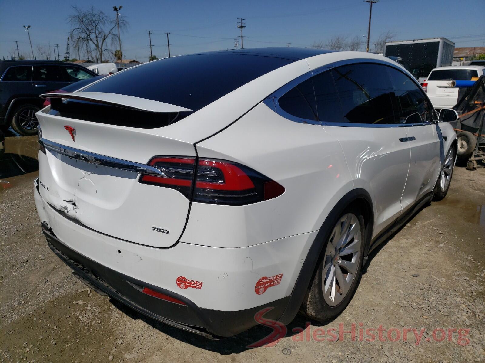 5YJXCDE25JF103702 2018 TESLA MODEL X