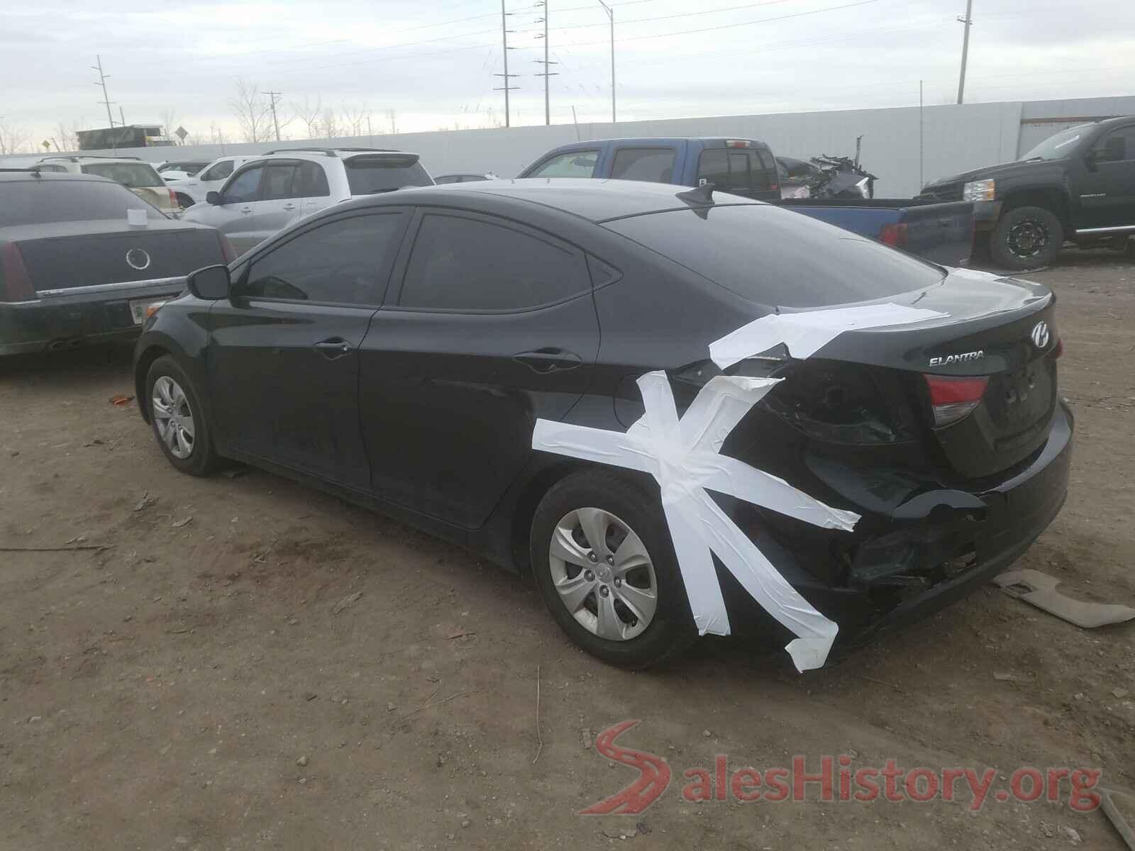 5NPDH4AE0GH669099 2016 HYUNDAI ELANTRA