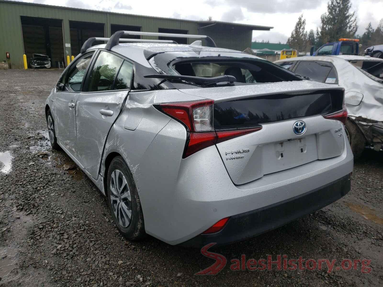 JTDL9RFU0K3001118 2019 TOYOTA PRIUS