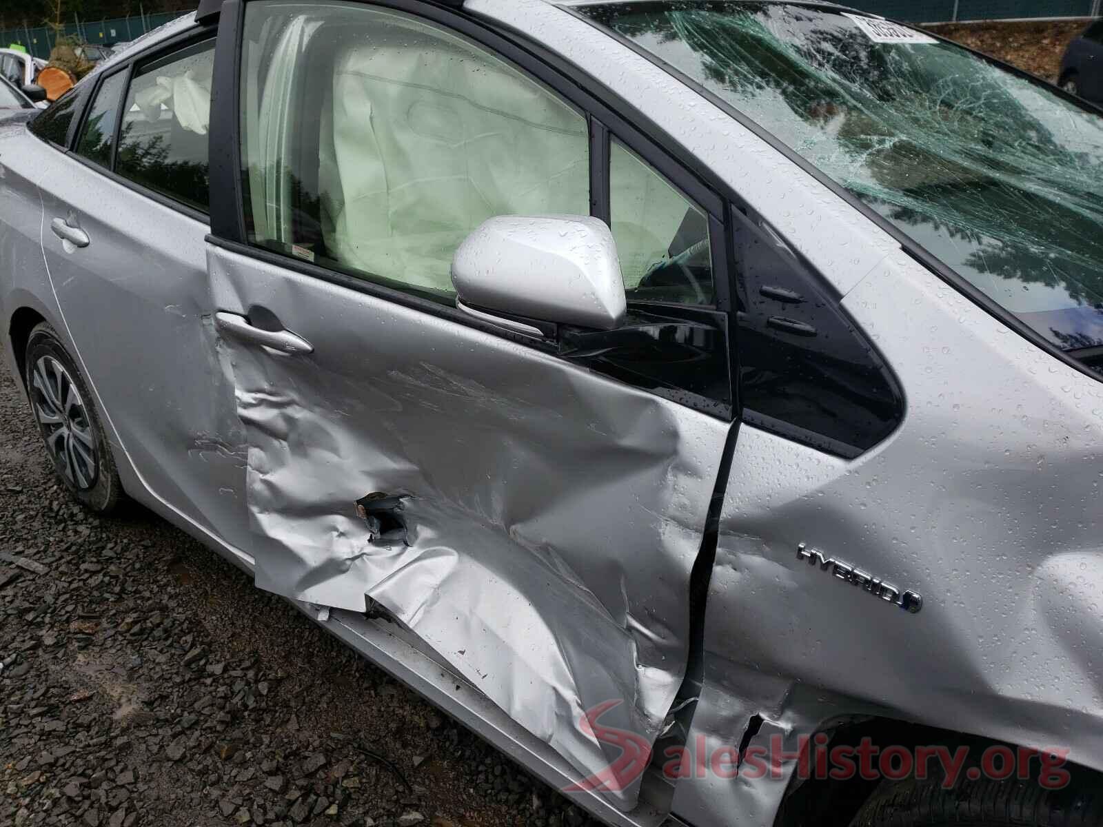 JTDL9RFU0K3001118 2019 TOYOTA PRIUS