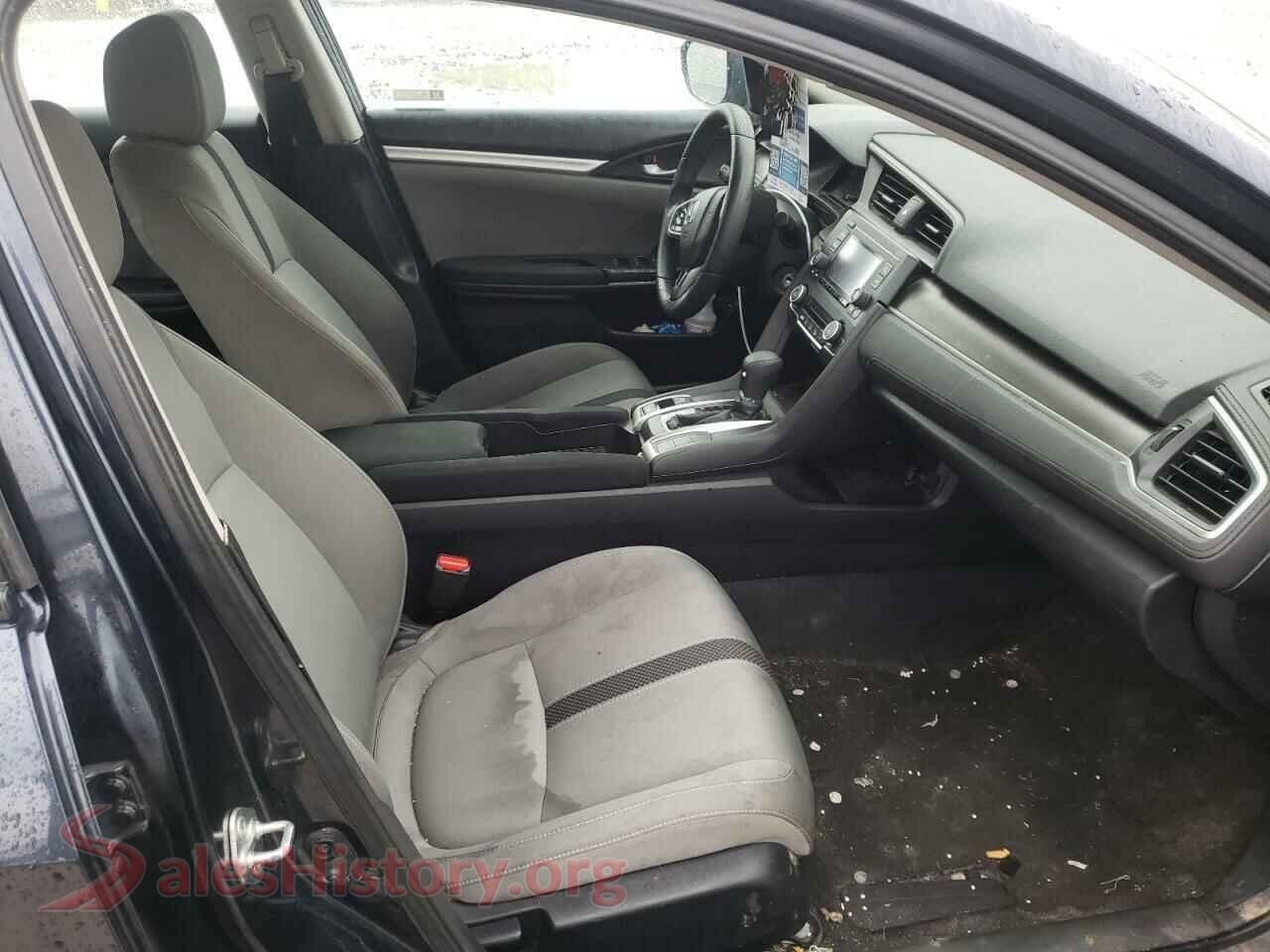 2019 HONDA CIVIC VIN 2HGFC2F6XKH564330, rear view