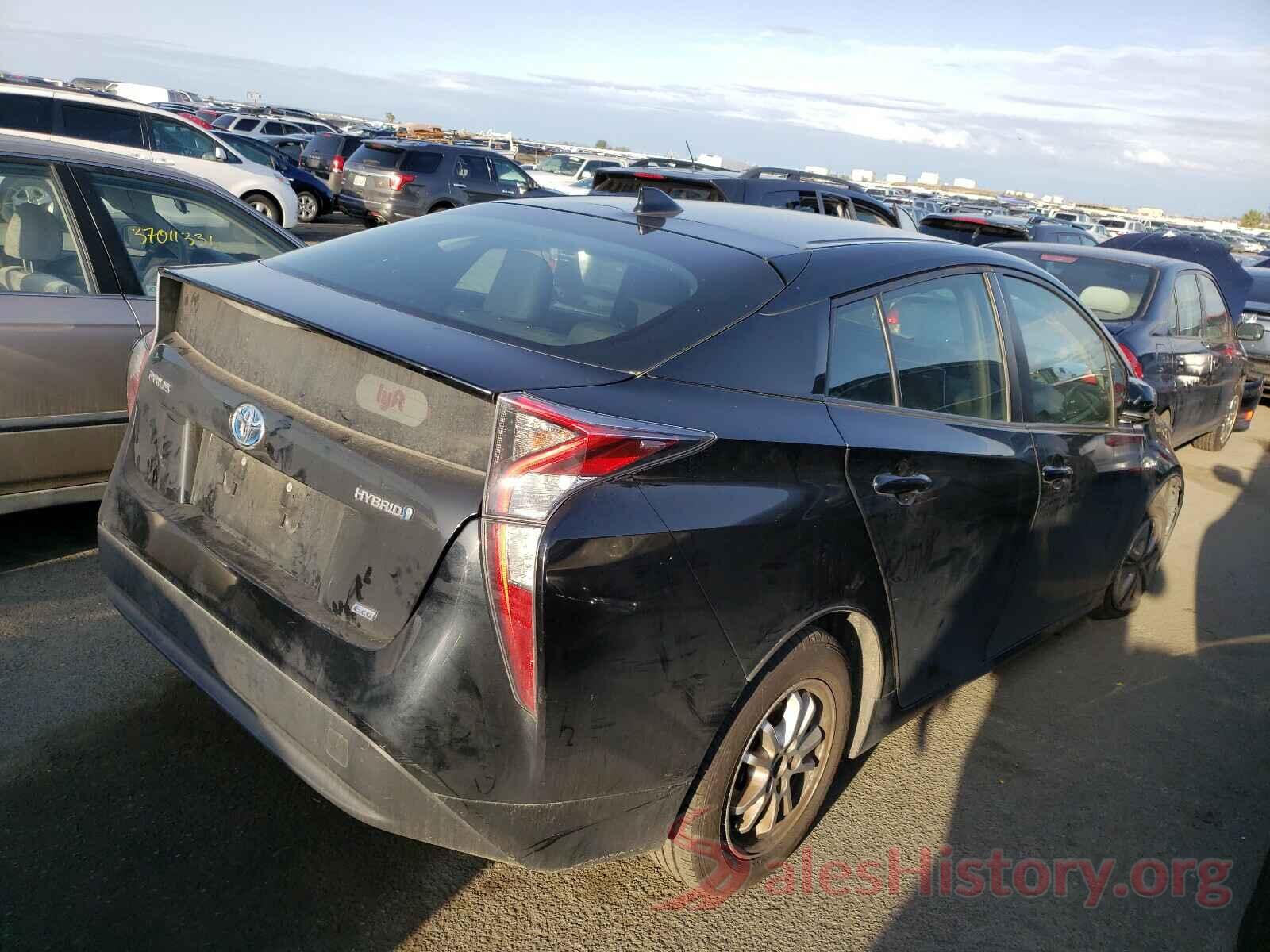 JTDKARFU0G3025431 2016 TOYOTA PRIUS