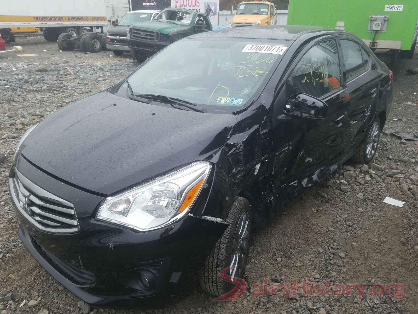 ML32F3FJ1JHF03490 2018 MITSUBISHI MIRAGE