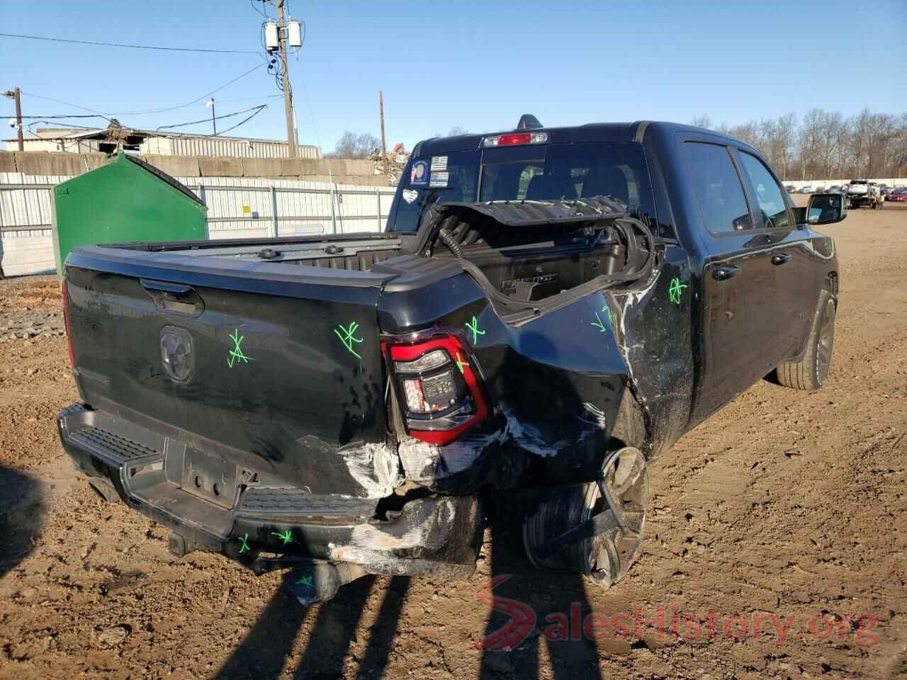 1C6SRFFTXLN283895 2020 DODGE RAM 1500