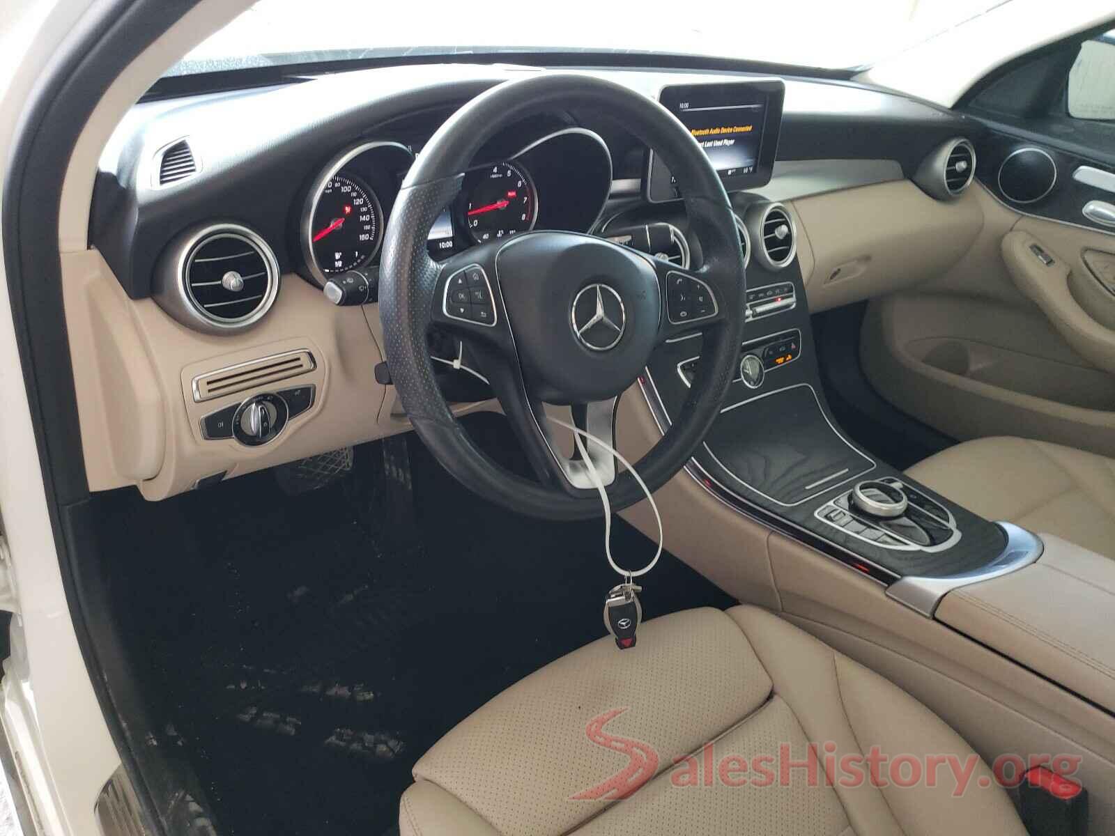 55SWF4JBXHU187002 2017 MERCEDES-BENZ C CLASS