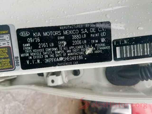 3KPFK4A75HE049186 2017 KIA FORTE