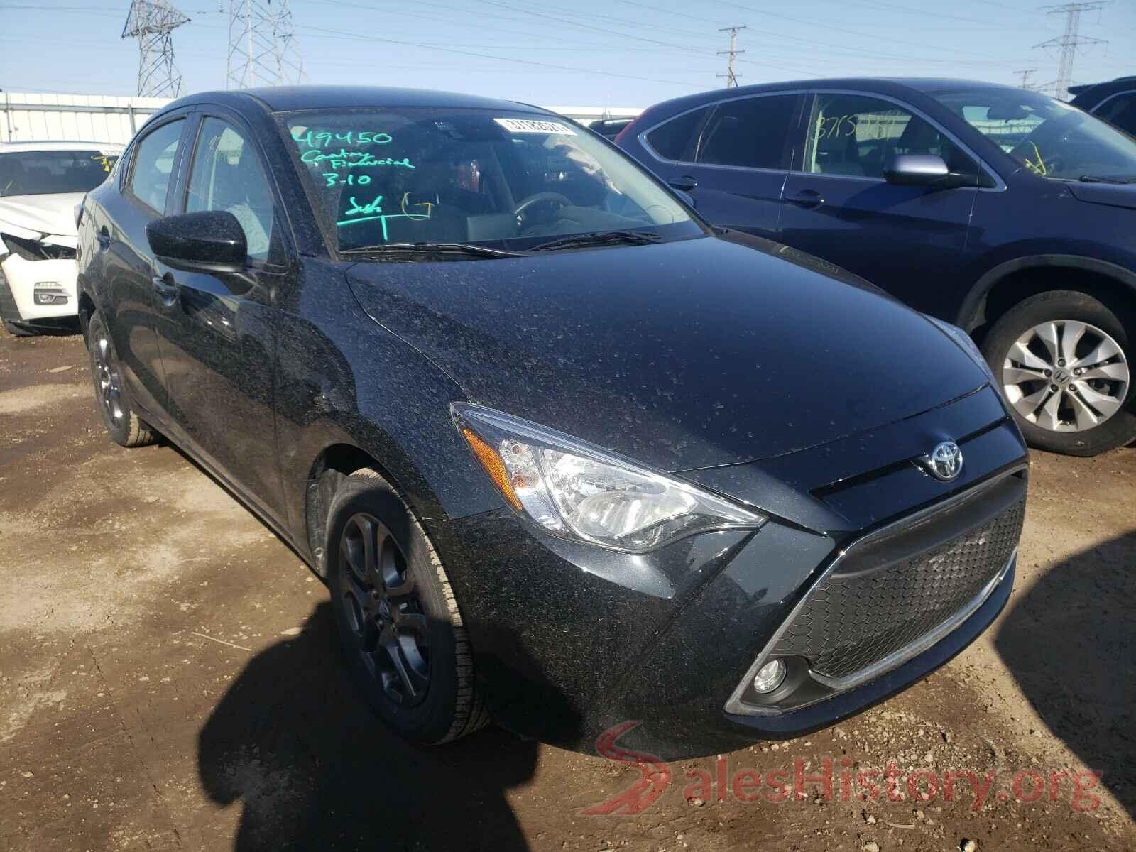 3MYDLBYV3KY514813 2019 TOYOTA YARIS