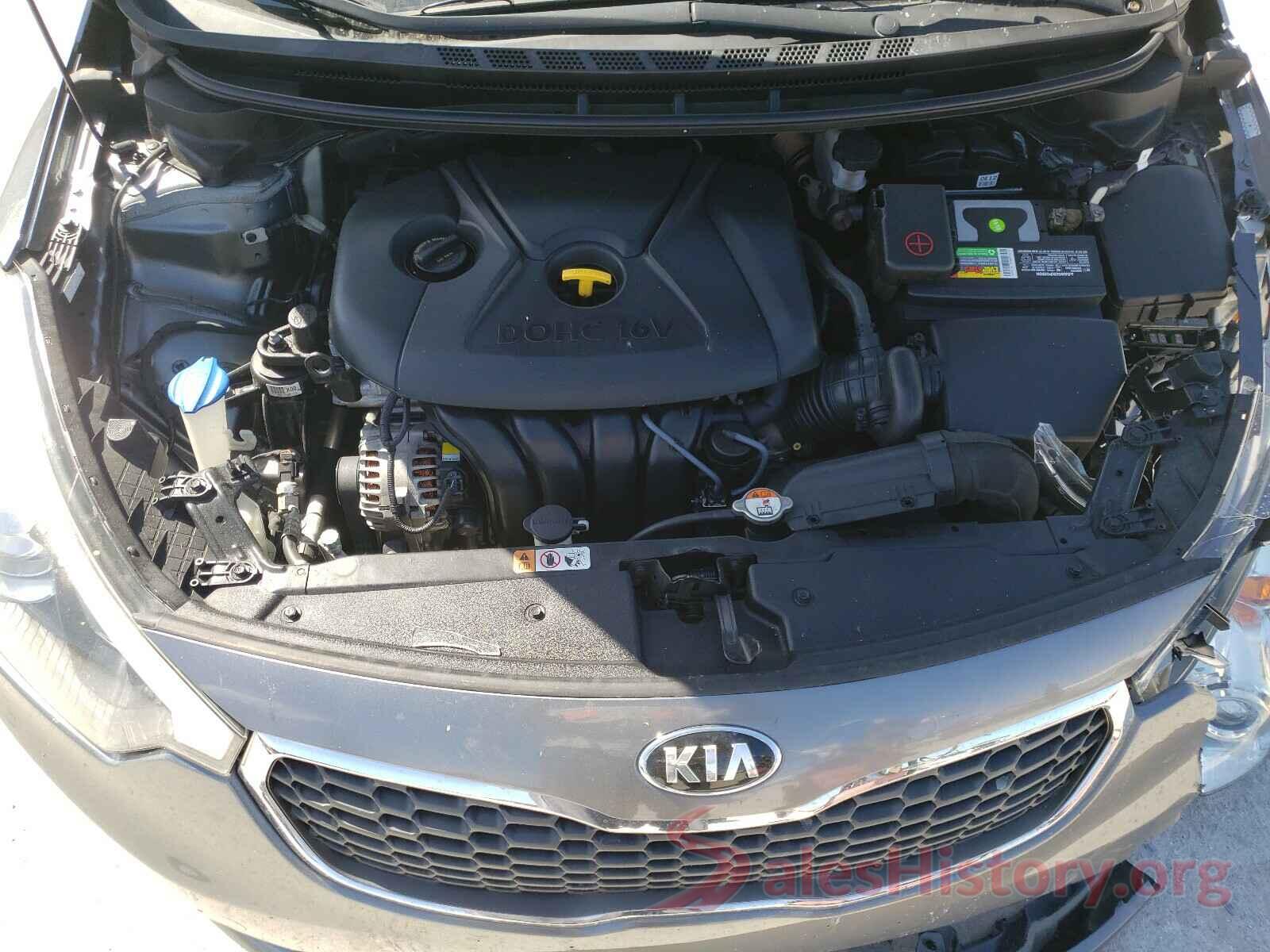 KNAFX4A6XG5480381 2016 KIA FORTE