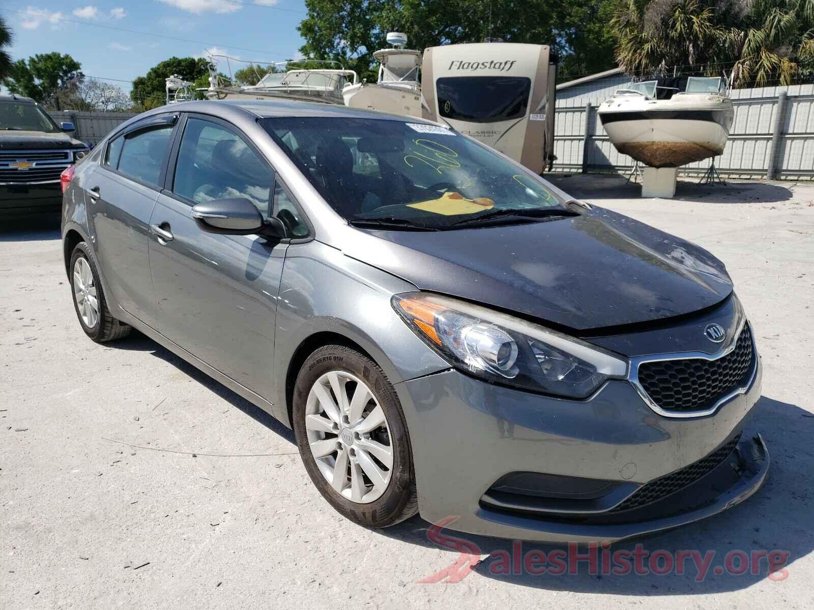 KNAFX4A6XG5480381 2016 KIA FORTE