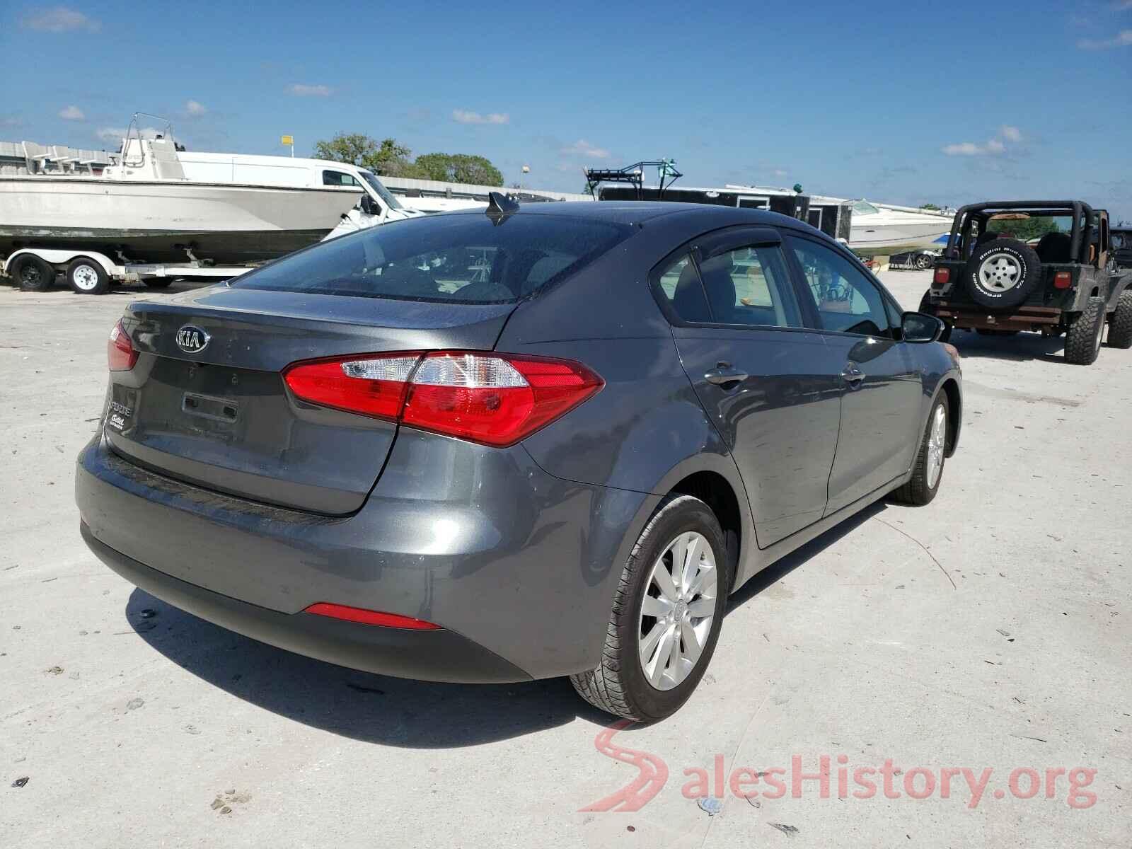 KNAFX4A6XG5480381 2016 KIA FORTE