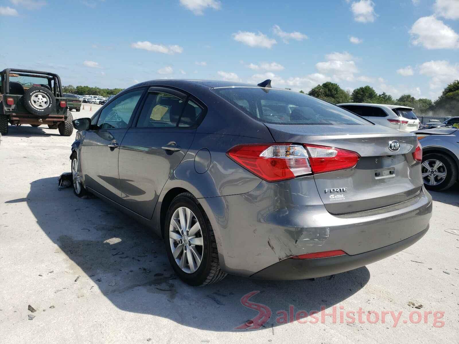 KNAFX4A6XG5480381 2016 KIA FORTE