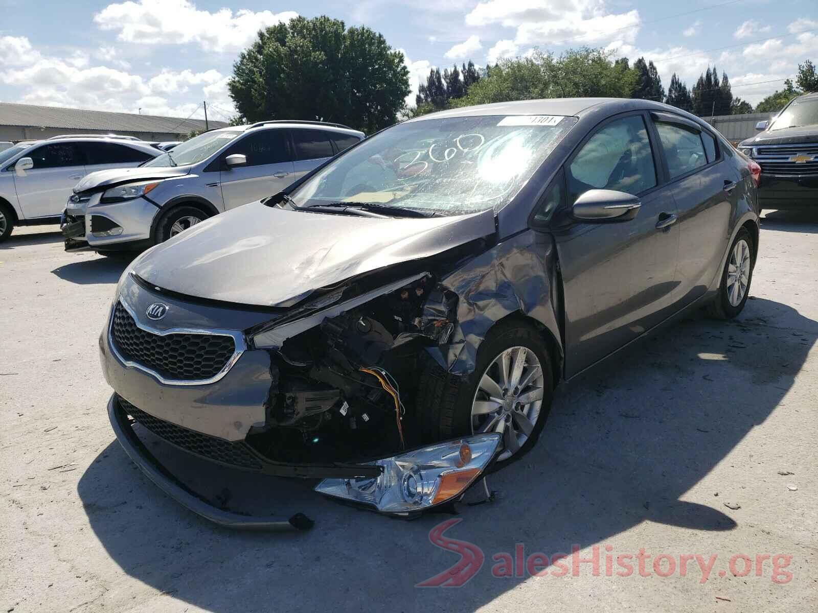 KNAFX4A6XG5480381 2016 KIA FORTE