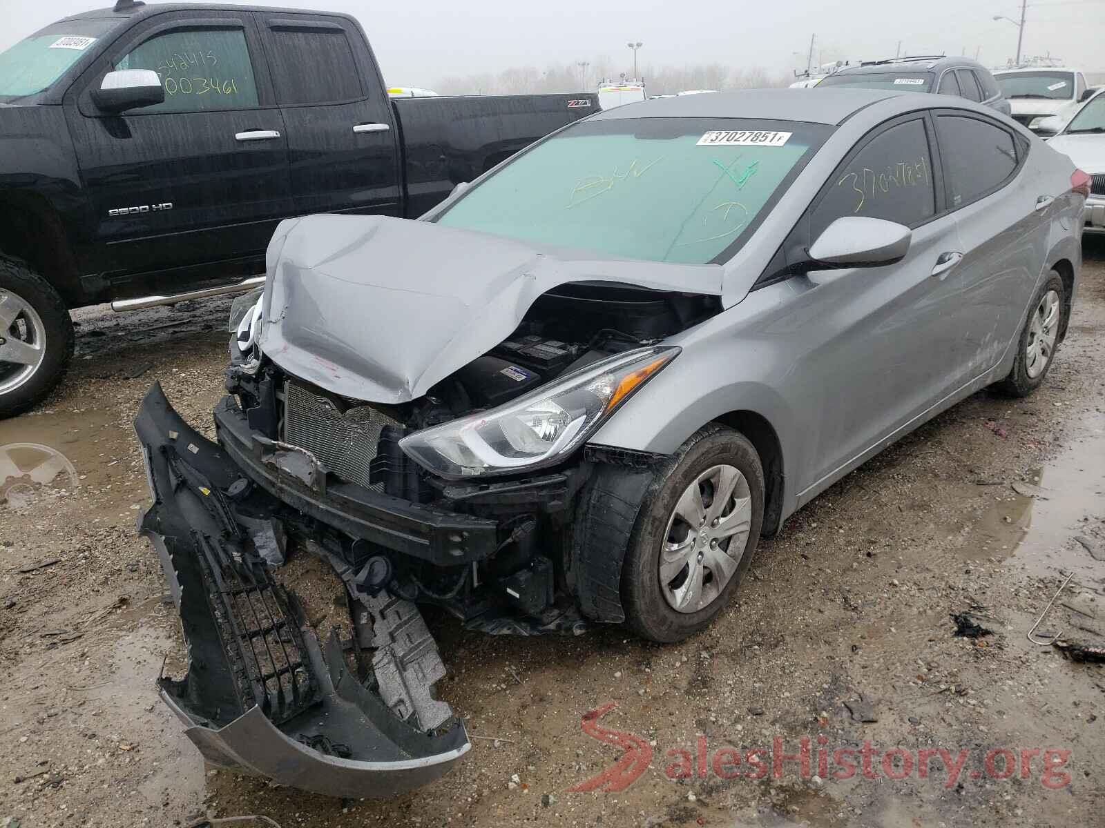 KMHDH4AE5GU504697 2016 HYUNDAI ELANTRA