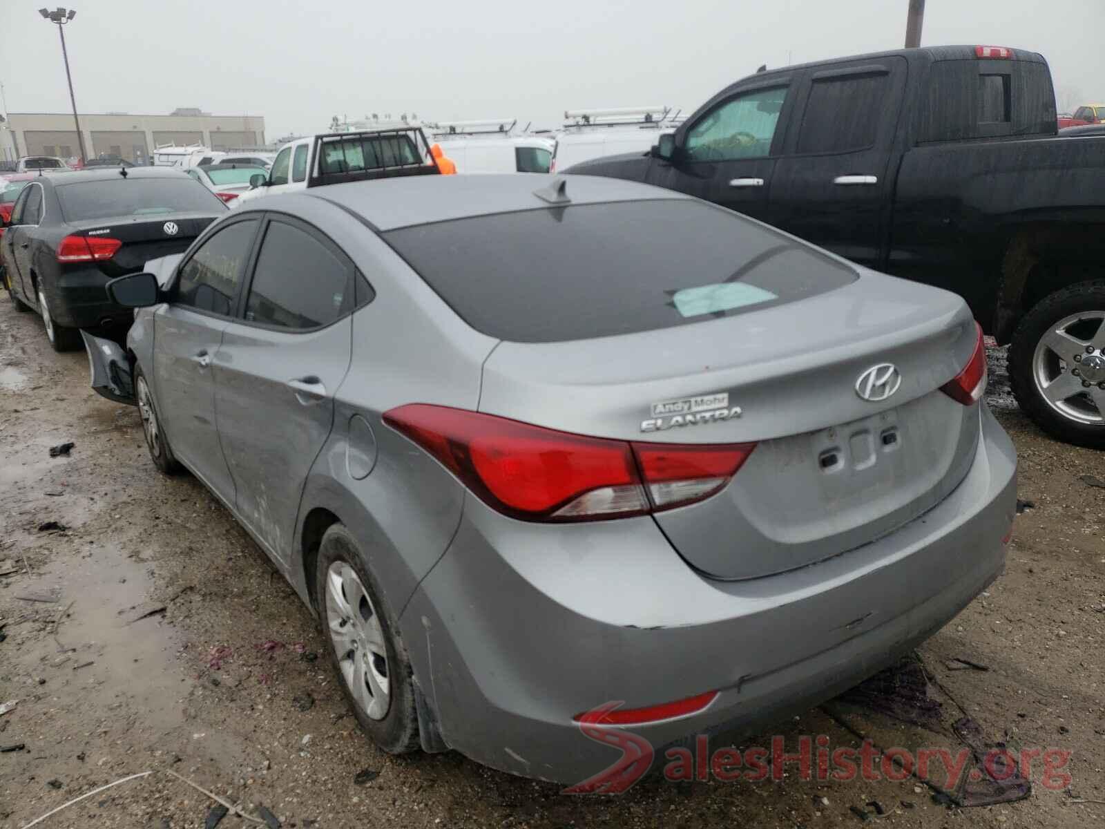 KMHDH4AE5GU504697 2016 HYUNDAI ELANTRA