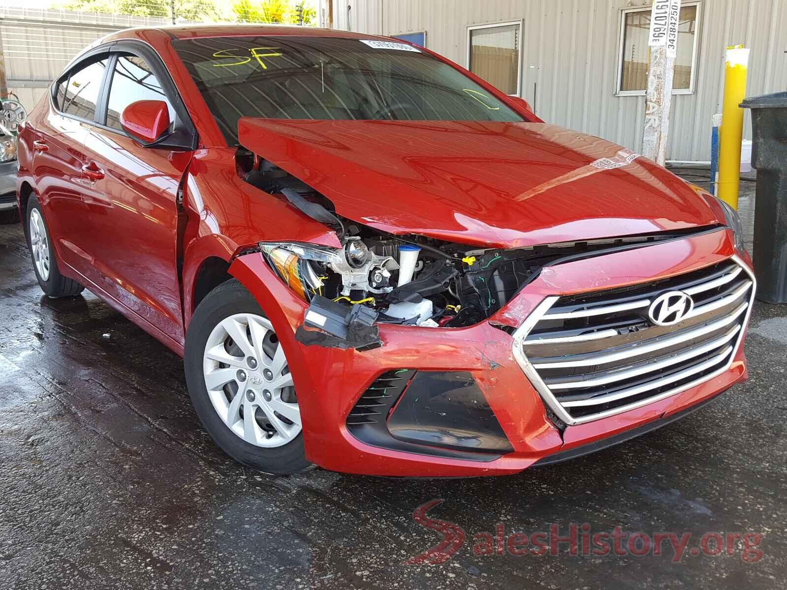 5NPD74LF1JH231367 2018 HYUNDAI ELANTRA