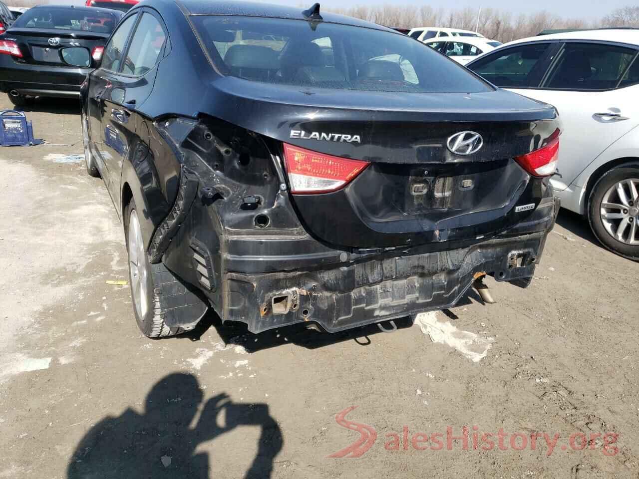 KMHDH4AE3DU489354 2013 HYUNDAI ELANTRA