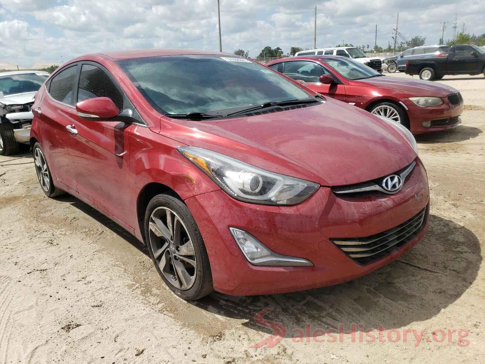 KMHDH4AEXGU620476 2016 HYUNDAI ELANTRA