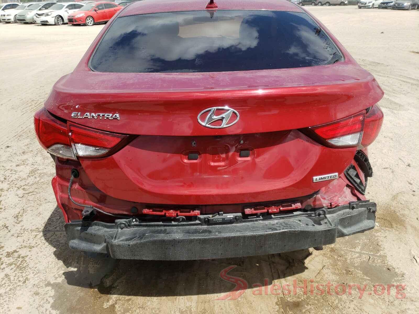 KMHDH4AEXGU620476 2016 HYUNDAI ELANTRA