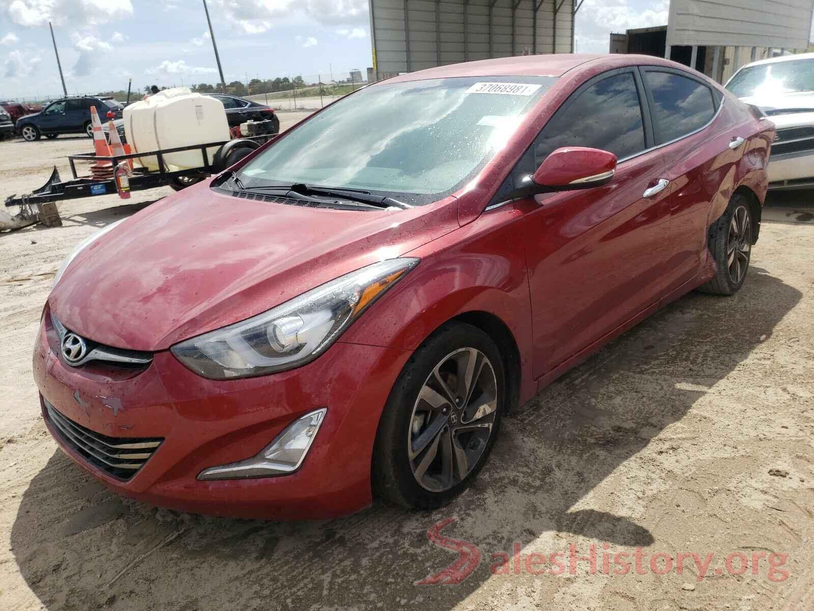 KMHDH4AEXGU620476 2016 HYUNDAI ELANTRA