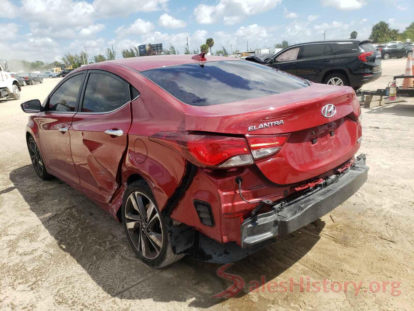 KMHDH4AEXGU620476 2016 HYUNDAI ELANTRA