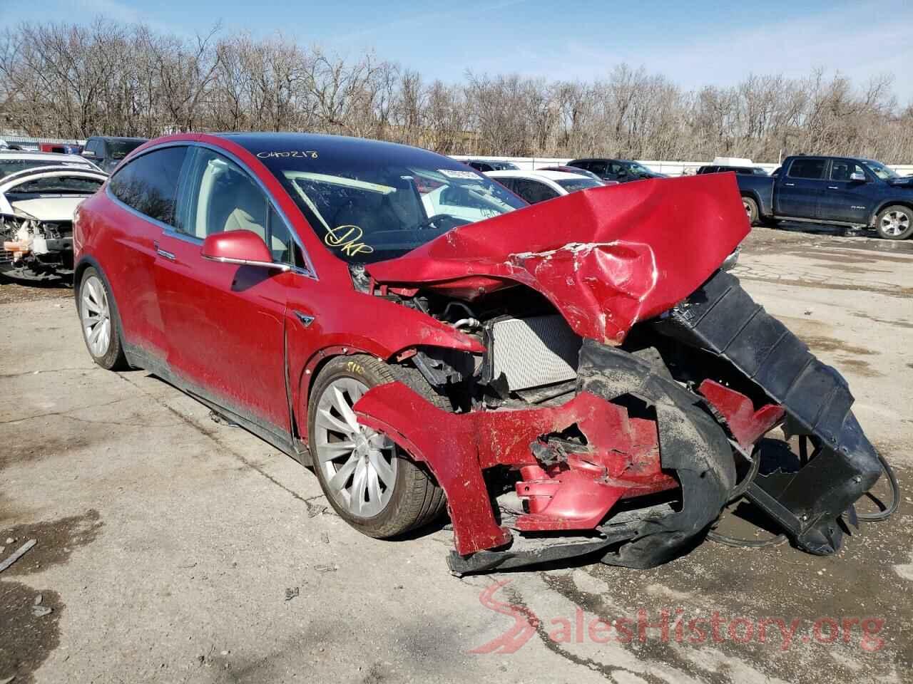 5YJXCDE2XHF040218 2017 TESLA MODEL X