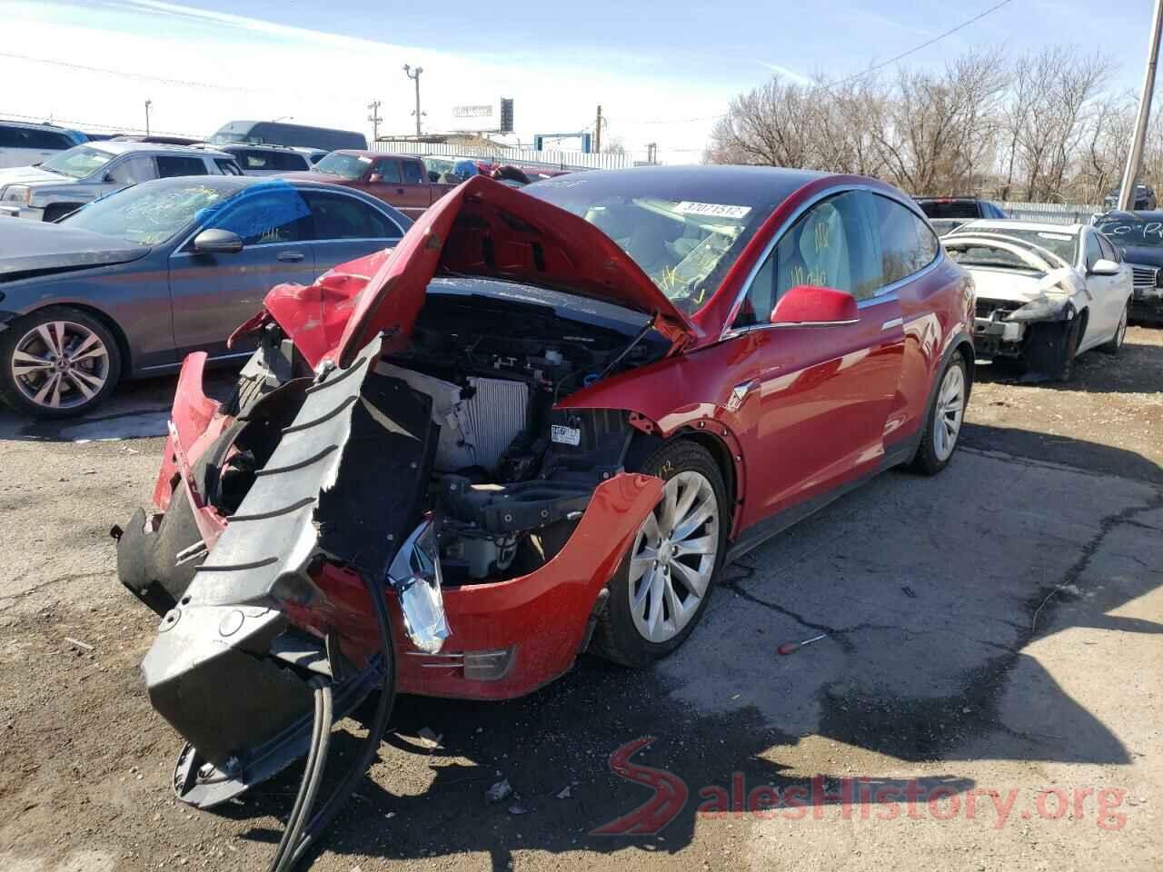 5YJXCDE2XHF040218 2017 TESLA MODEL X