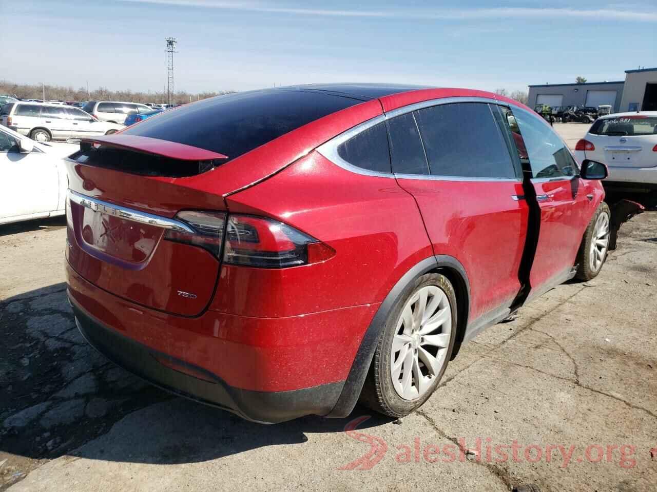 5YJXCDE2XHF040218 2017 TESLA MODEL X