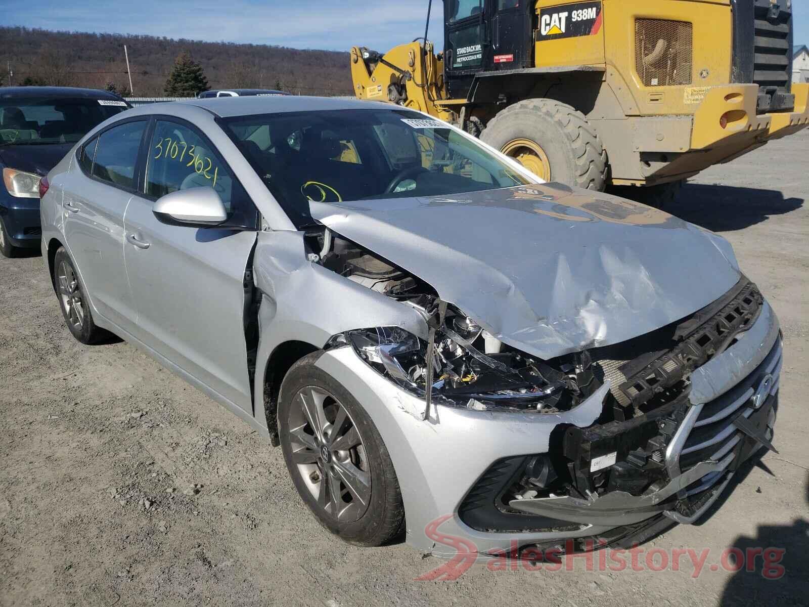 5NPD84LF5JH312160 2018 HYUNDAI ELANTRA