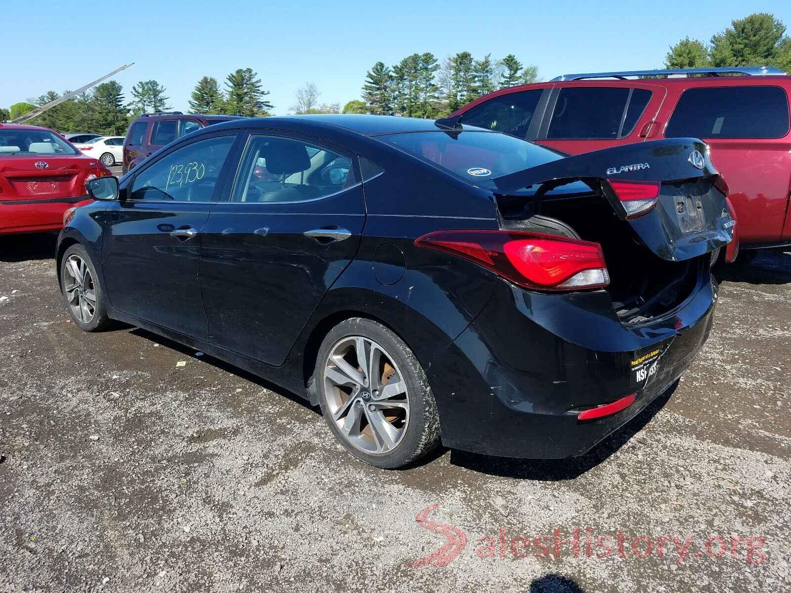 5NPDH4AE8GH768494 2016 HYUNDAI ELANTRA