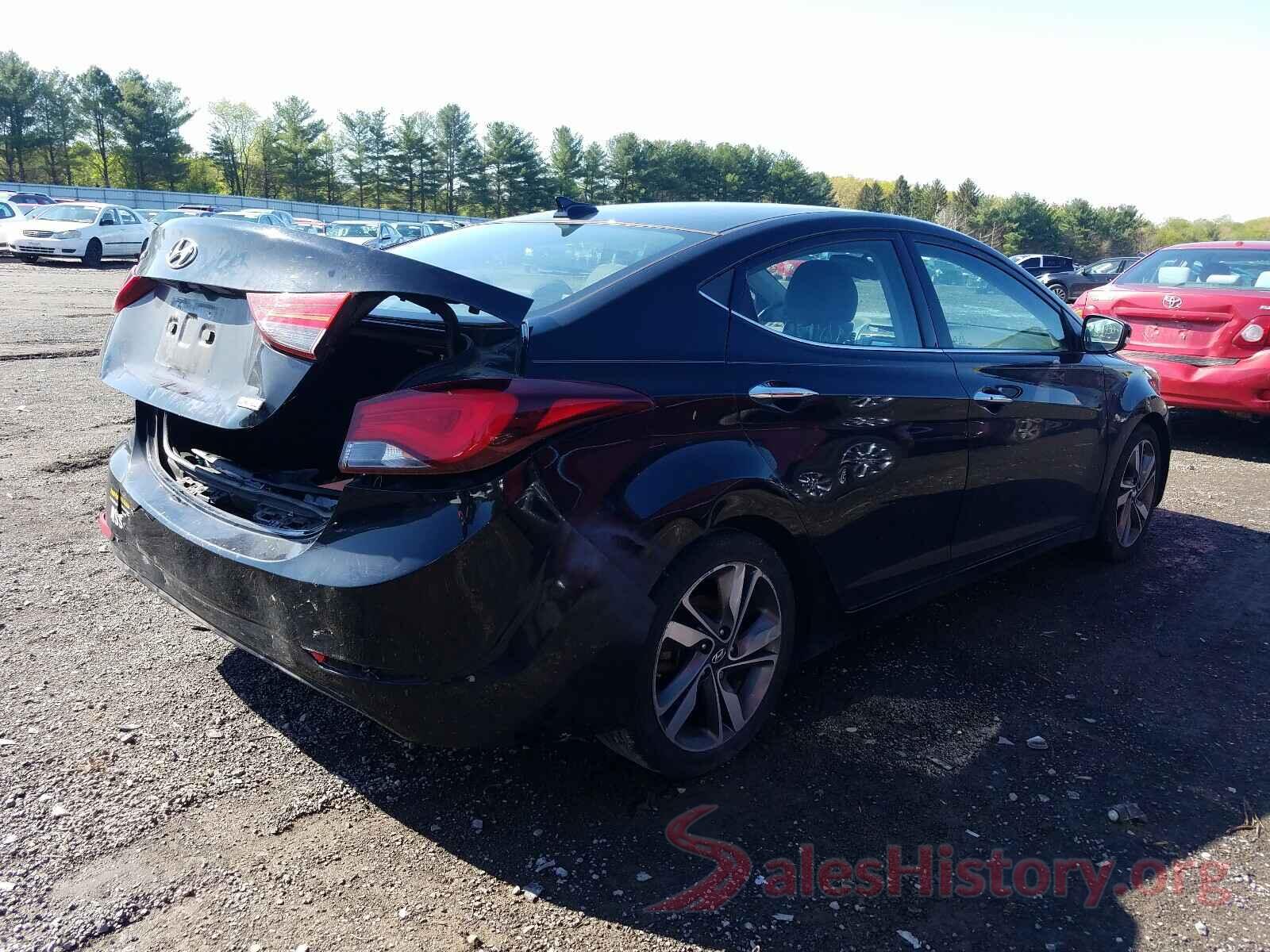 5NPDH4AE8GH768494 2016 HYUNDAI ELANTRA