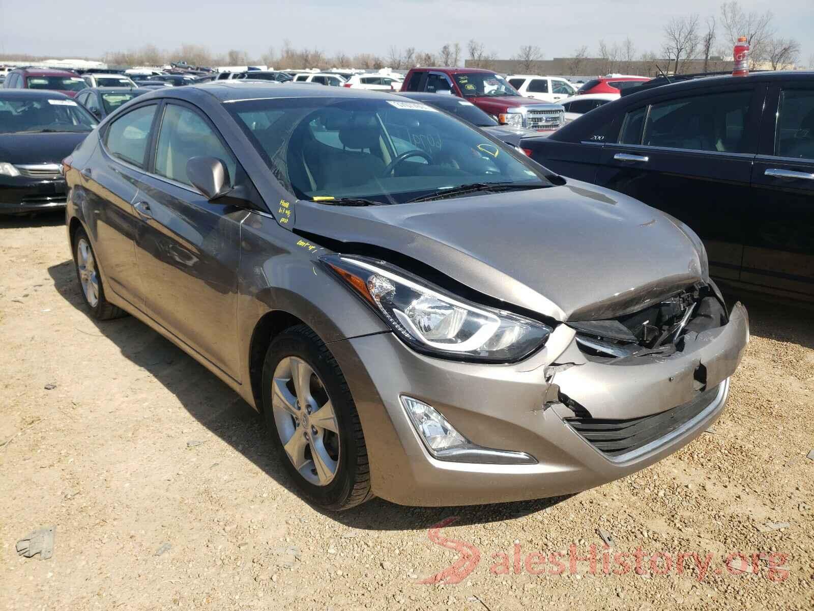 5NPDH4AE4GH738201 2016 HYUNDAI ELANTRA