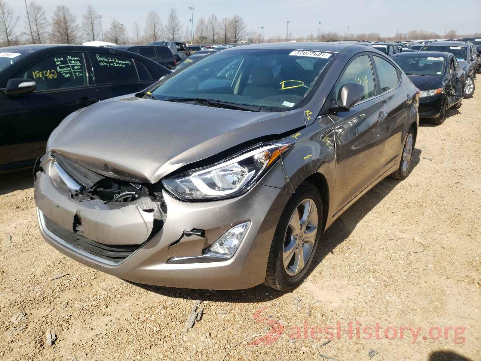 5NPDH4AE4GH738201 2016 HYUNDAI ELANTRA