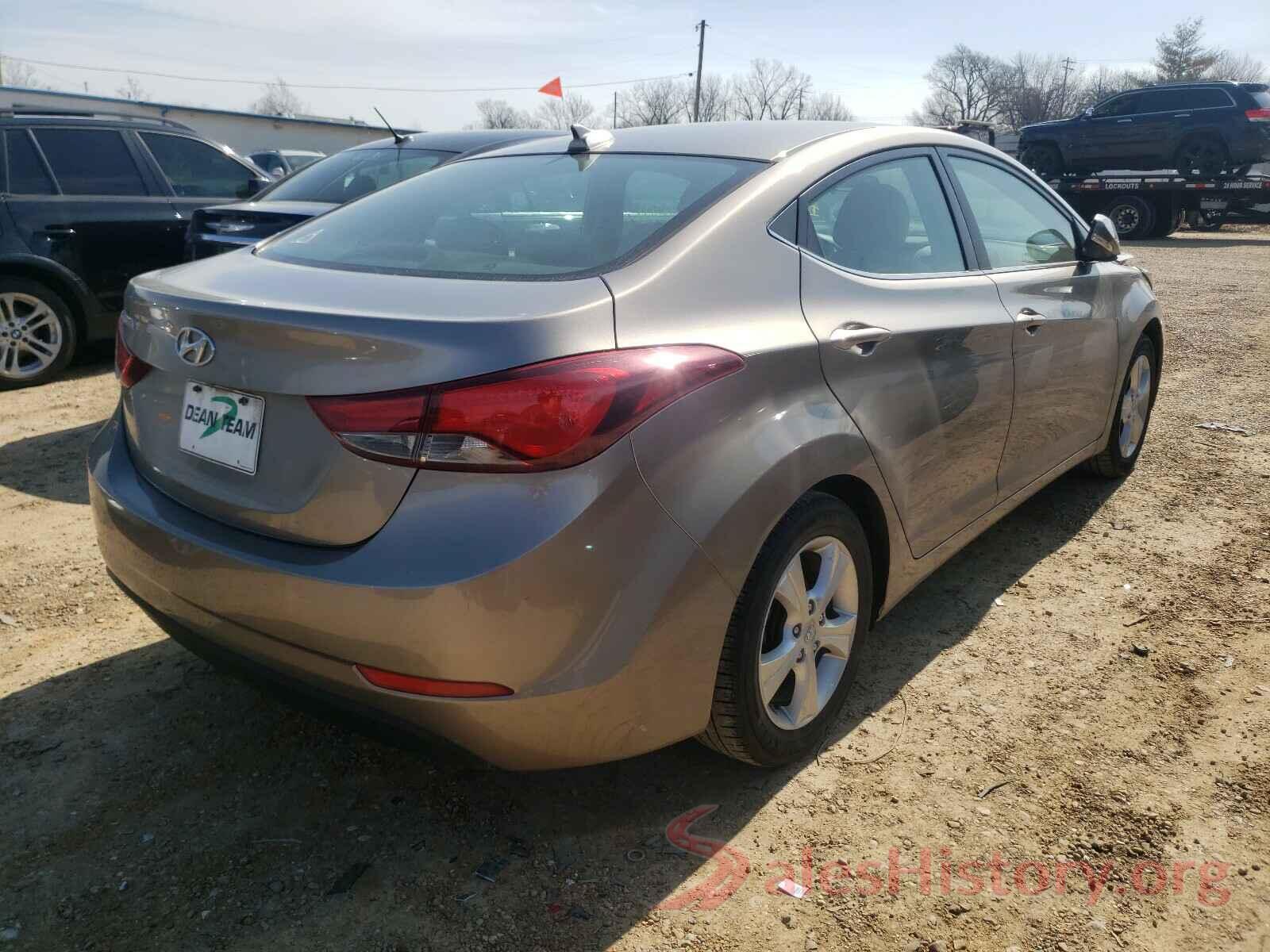 5NPDH4AE4GH738201 2016 HYUNDAI ELANTRA