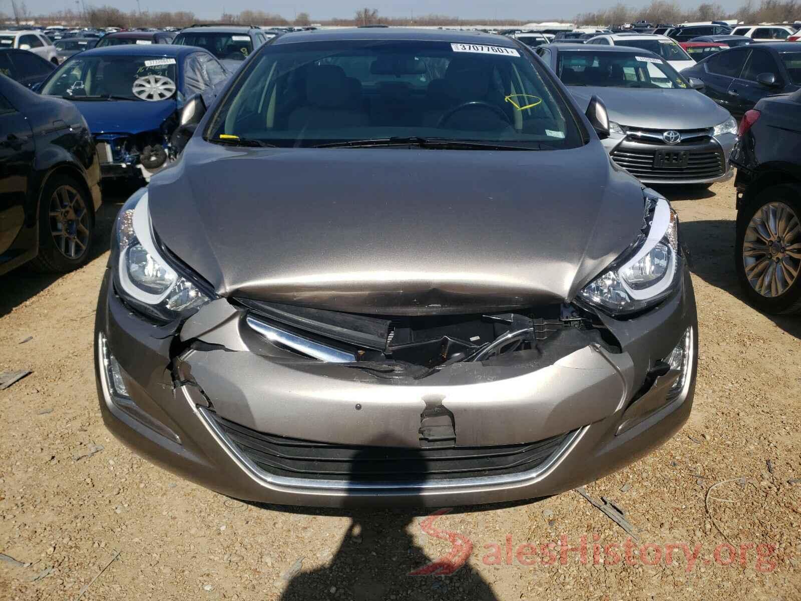 5NPDH4AE4GH738201 2016 HYUNDAI ELANTRA