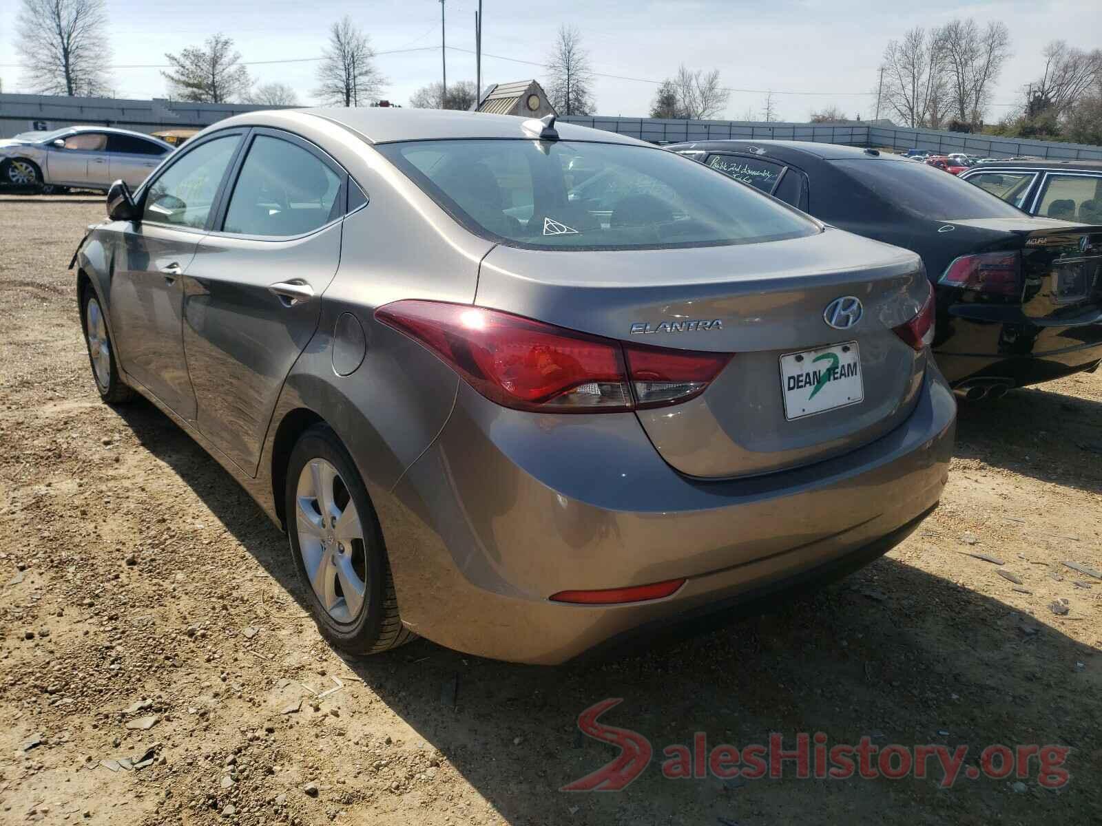 5NPDH4AE4GH738201 2016 HYUNDAI ELANTRA