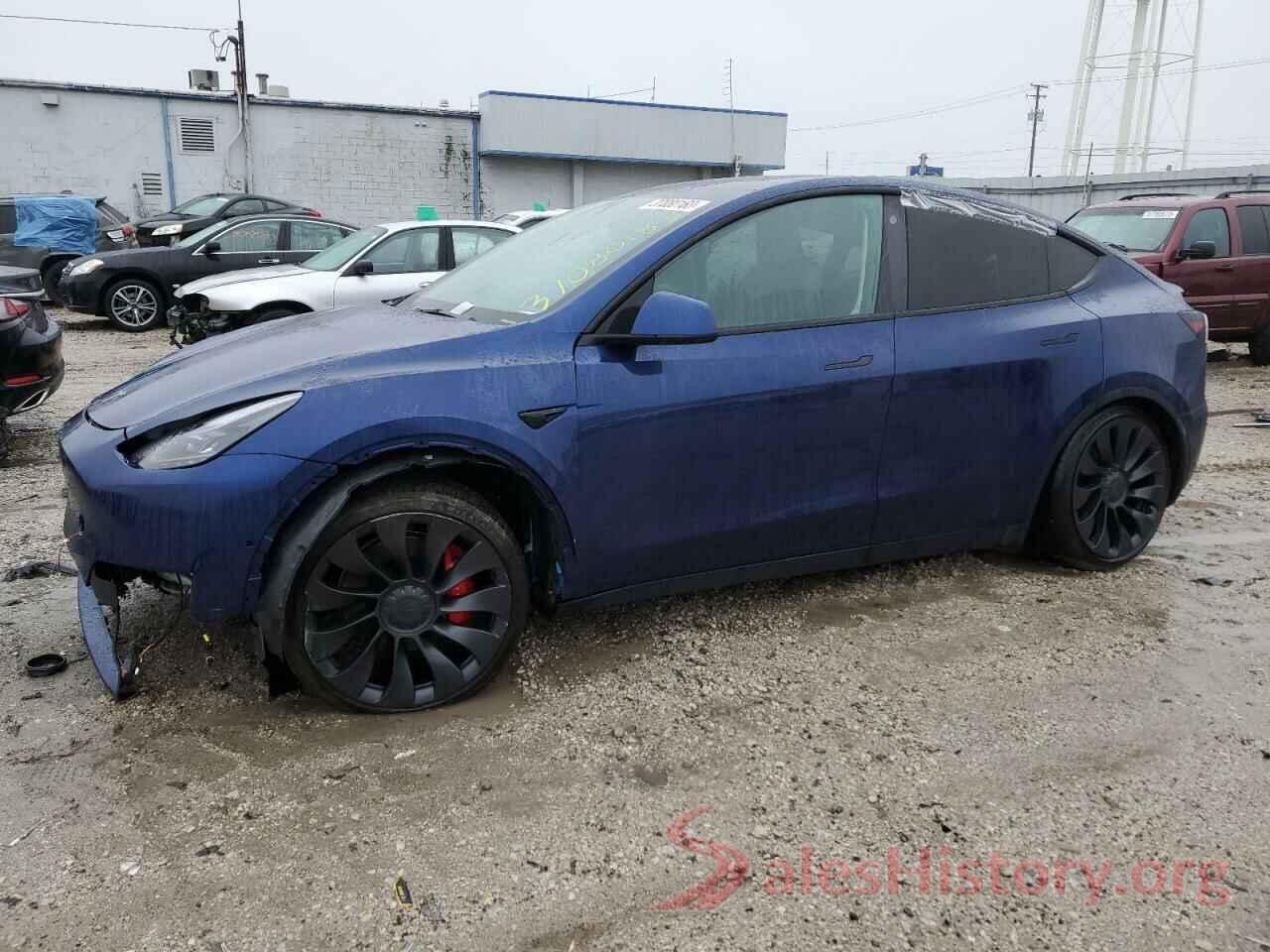 7SAYGDEF2NF452787 2022 TESLA MODEL Y