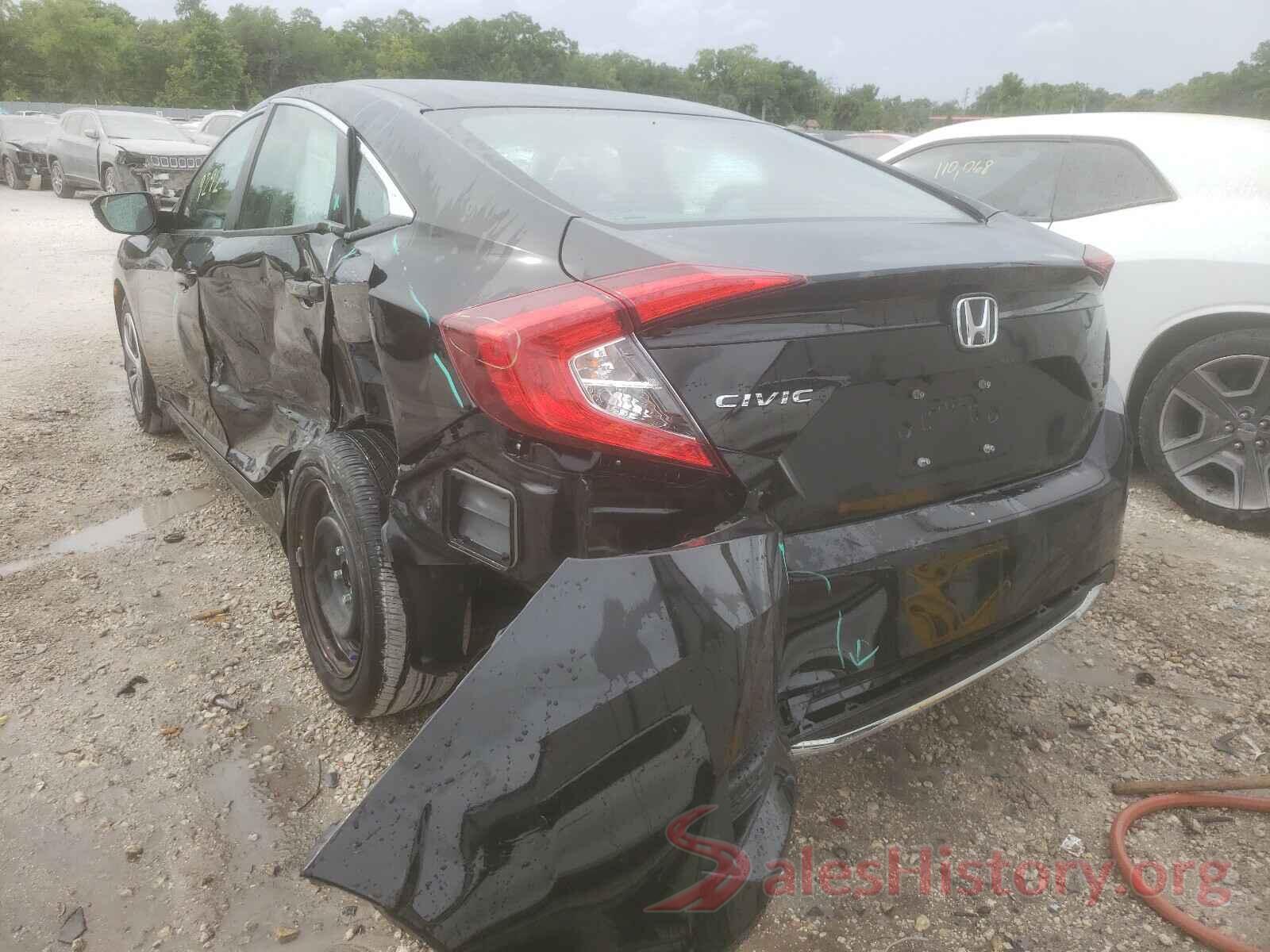 2HGFC2F60KH596154 2019 HONDA CIVIC