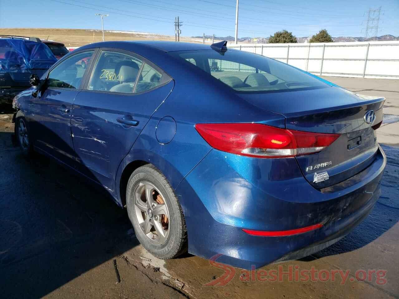 5NPD94LA3JH320646 2018 HYUNDAI ELANTRA