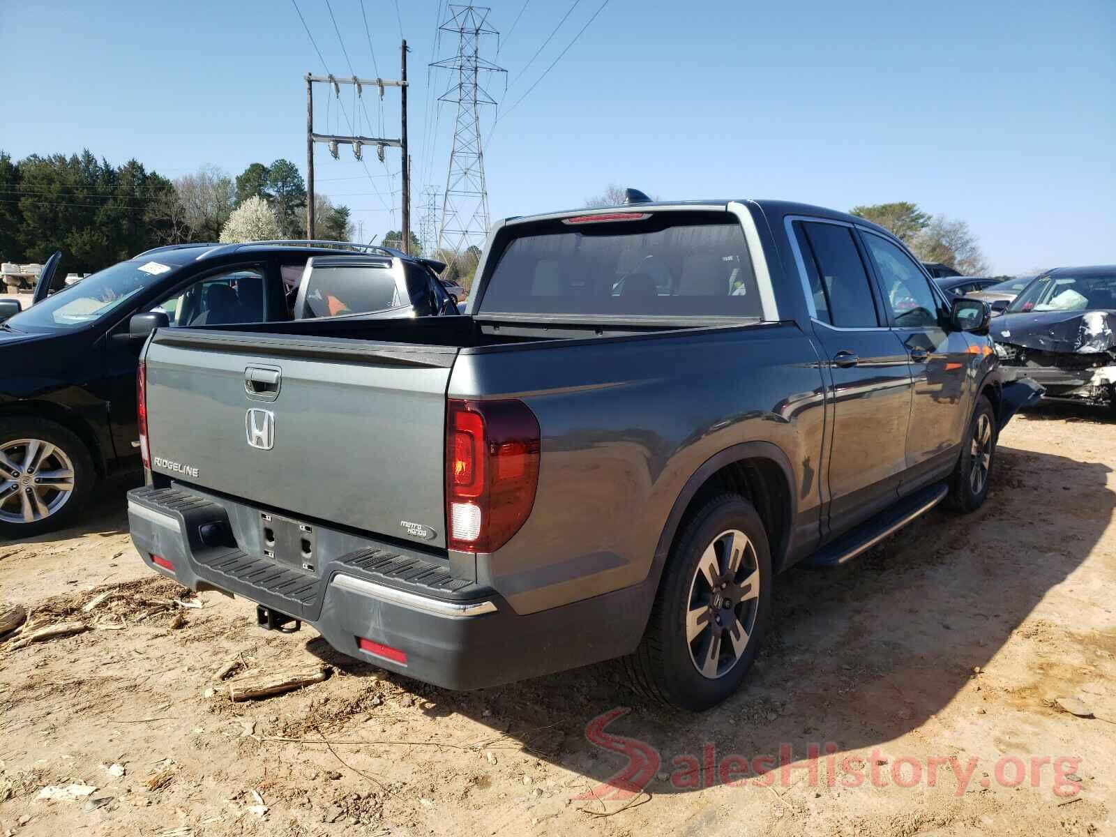 5FPYK2F62HB007606 2017 HONDA RIDGELINE