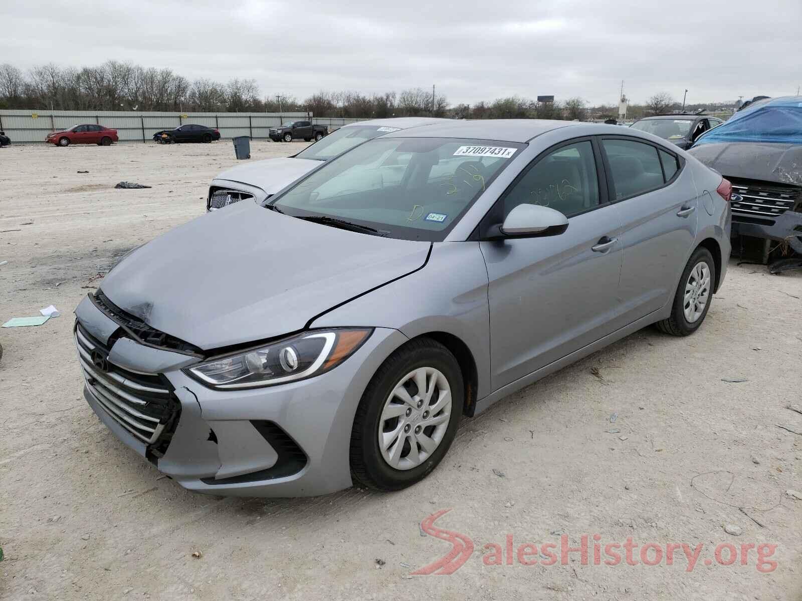 5NPD74LF4HH211219 2017 HYUNDAI ELANTRA