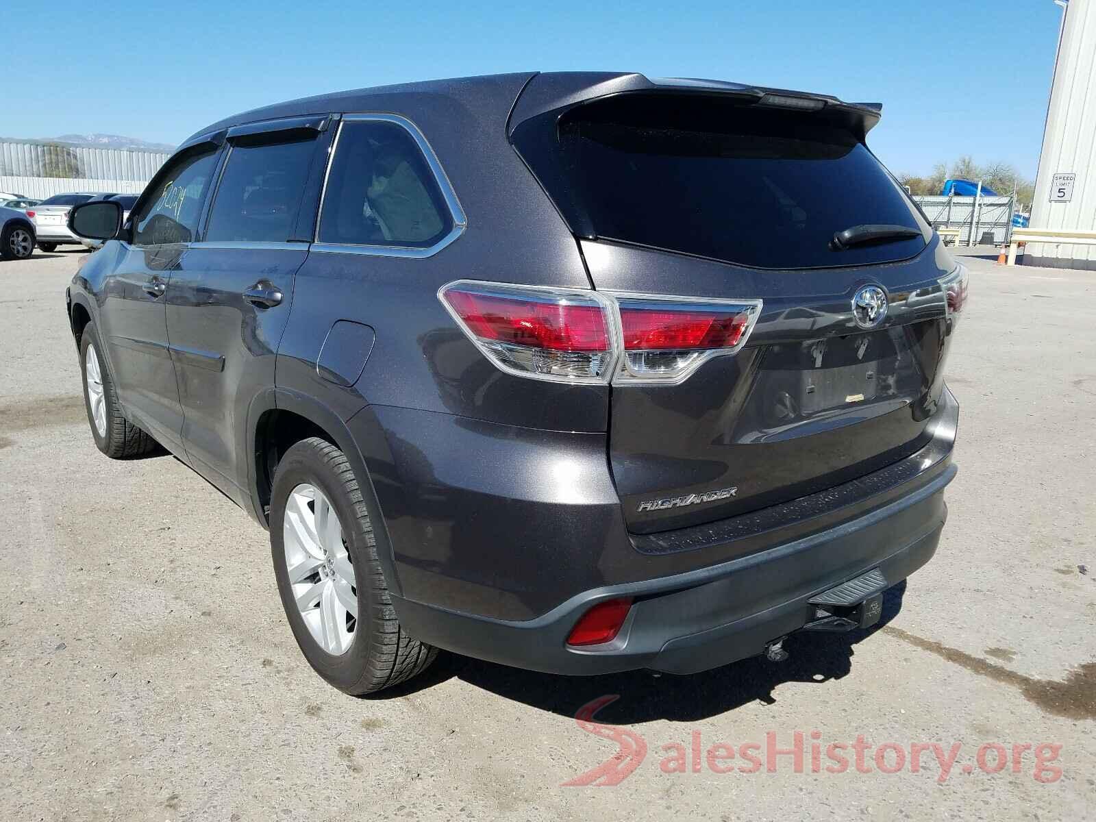 5TDZKRFH2GS158589 2016 TOYOTA HIGHLANDER