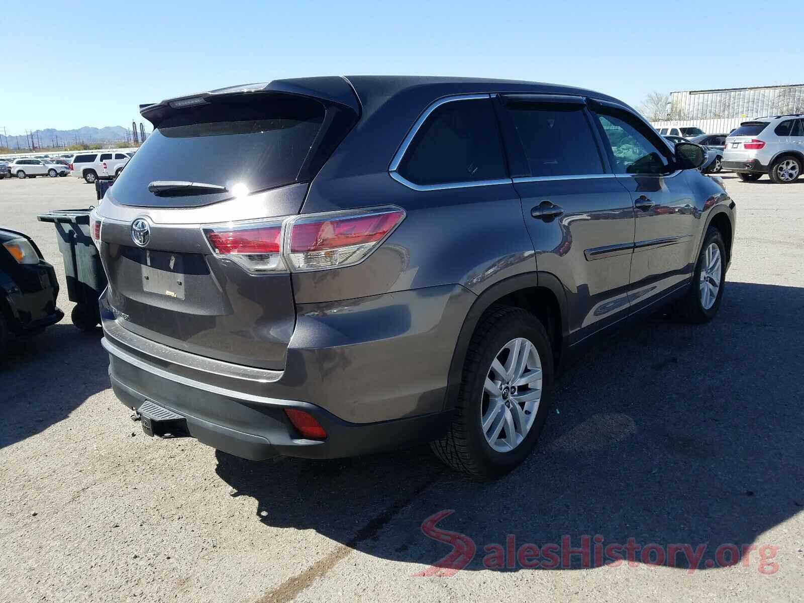 5TDZKRFH2GS158589 2016 TOYOTA HIGHLANDER