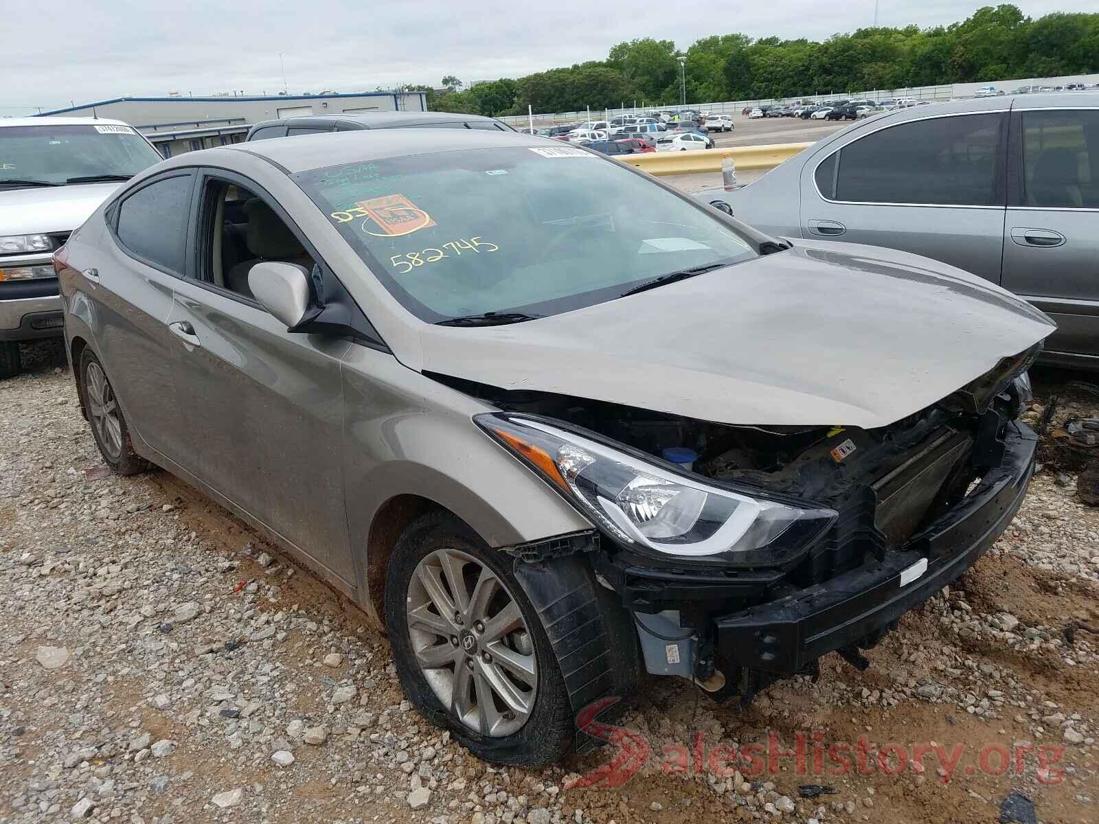 5NPDH4AEXFH582745 2015 HYUNDAI ELANTRA