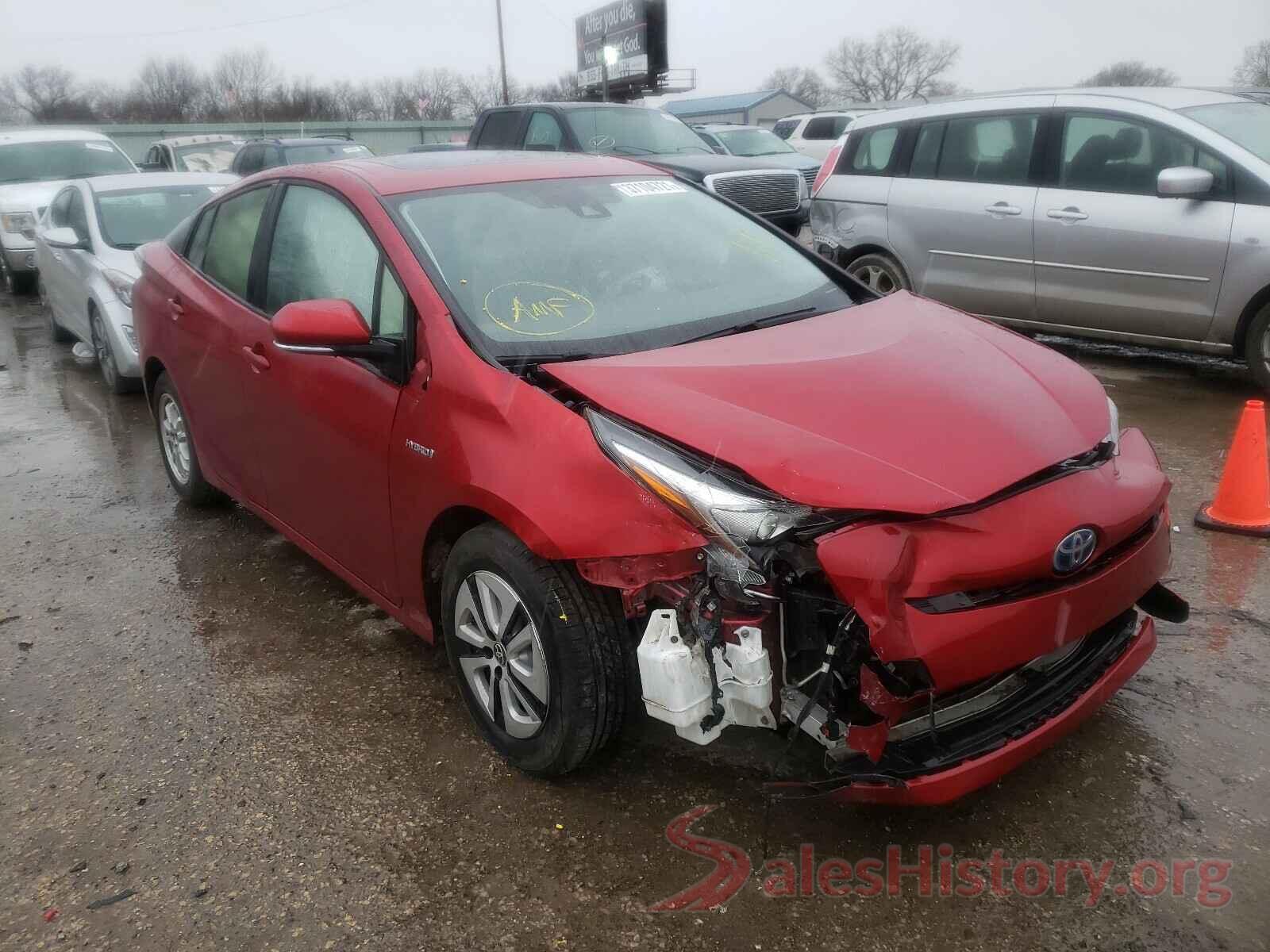 JTDKARFU2J3063573 2018 TOYOTA PRIUS