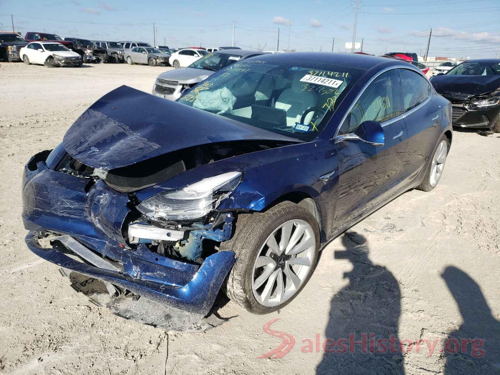 5YJ3E1EA6KF324502 2019 TESLA MODEL 3