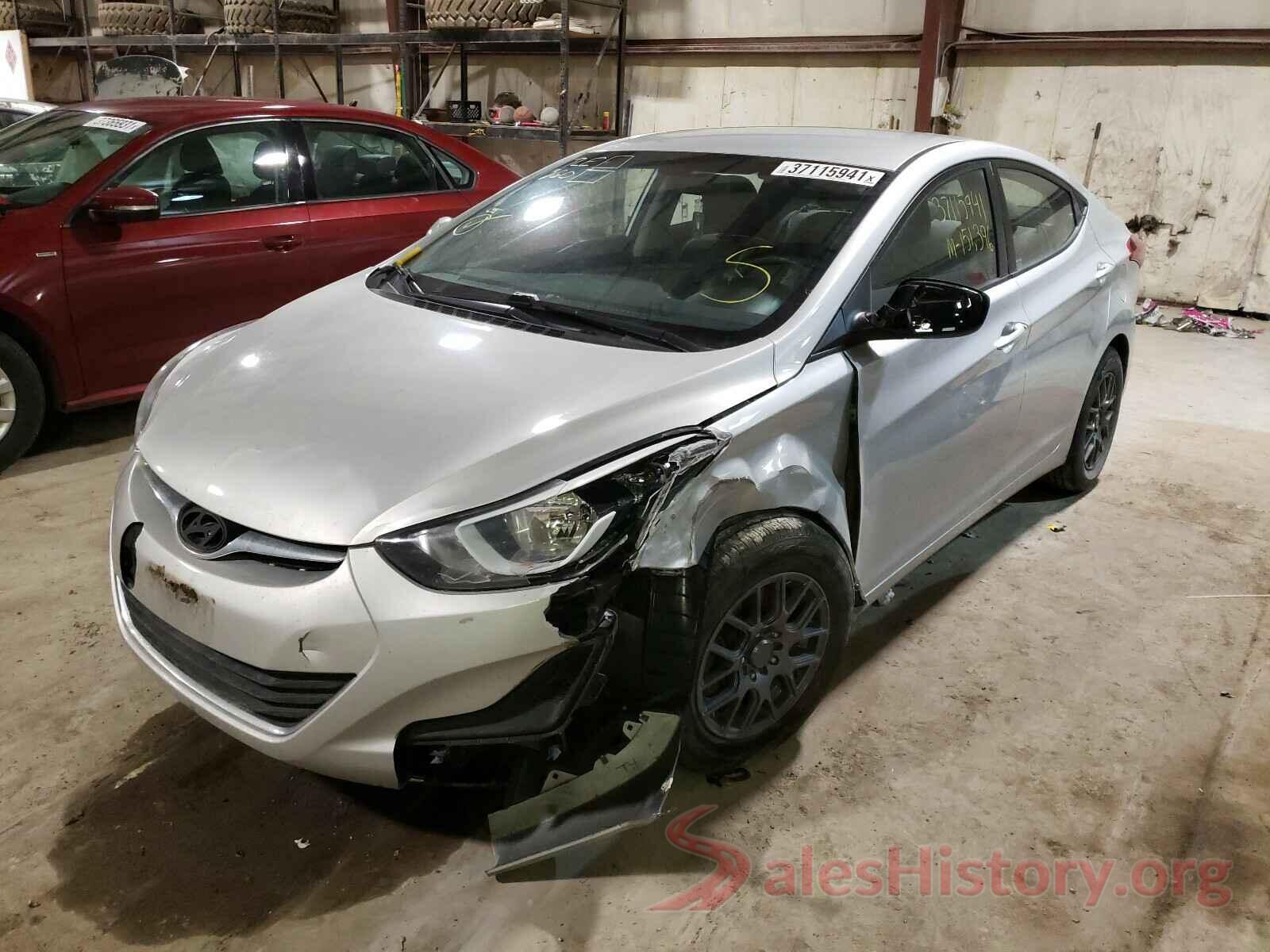 5NPDH4AE8GH714001 2016 HYUNDAI ELANTRA